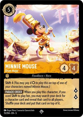 Minnie Mouse - Drum Major, Shimmering Skies