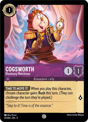 Cogsworth - Illuminary Watchman, Shimmering Skies