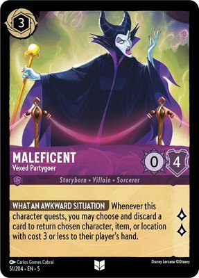 Maleficent - Vexed Partygoer, Shimmering Skies