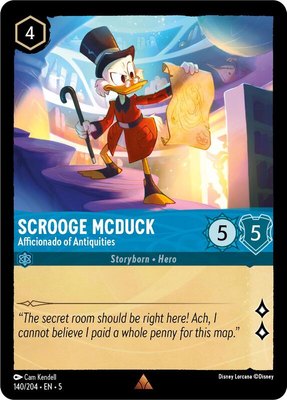 Scrooge McDuck - Afficionado of Antiquities, Shimmering Skies