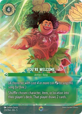 You're Welcome (Enchanted), Shimmering Skies