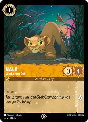 Nala - Mischievous Cub, Disney Lorcana Promo Cards