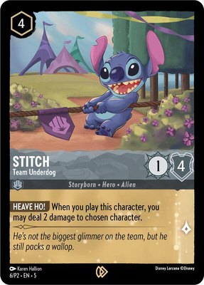 Stitch - Team Underdog, Disney Lorcana Promo Cards