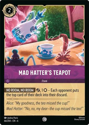 Mad Hatter's Teapot, Azurite Sea