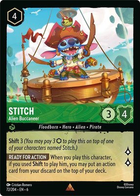 Stitch - Alien Buccaneer, Azurite Sea