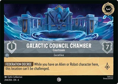 Galactic Council Chamber - Courtroom, Azurite Sea