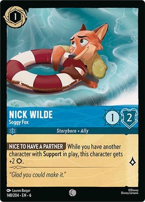 Nick Wilde - Soggy Fox, Azurite Sea