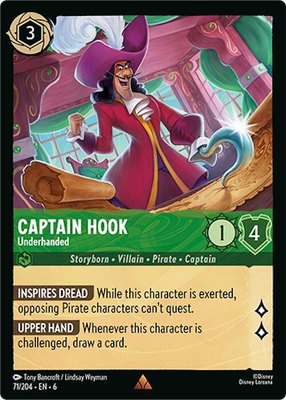 Captain Hook - Underhanded, Azurite Sea