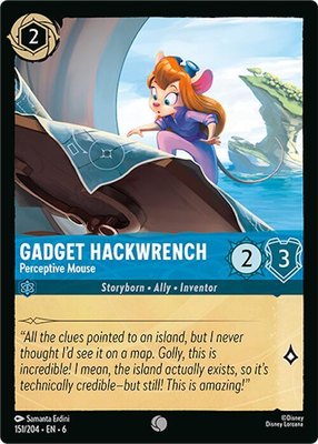 Gadget Hackwrench - Perceptive Mouse, Azurite Sea