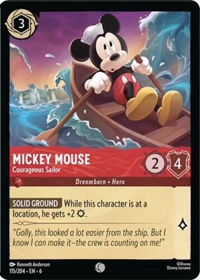 Mickey Mouse - Courageous Sailor, Azurite Sea