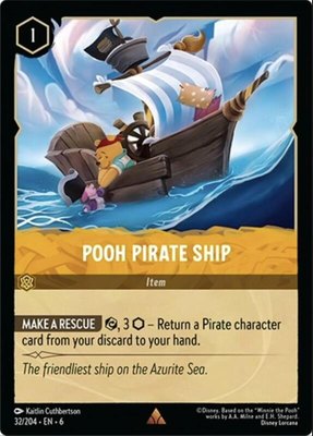 Pooh Pirate Ship, Azurite Sea
