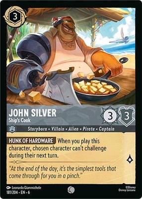 John Silver - Ship's Cook, Azurite Sea