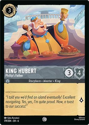 King Hubert - Phillip's Father, Azurite Sea