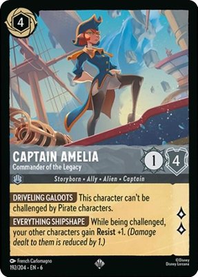 Captain Amelia - Commander of the Legacy, Azurite Sea