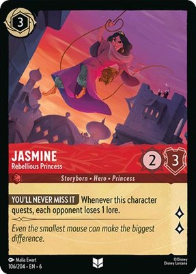 Jasmine - Rebellious Princess, Azurite Sea