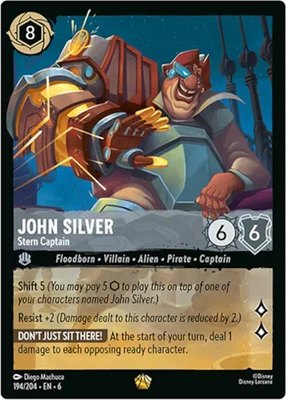 John Silver - Stern Captain, Azurite Sea