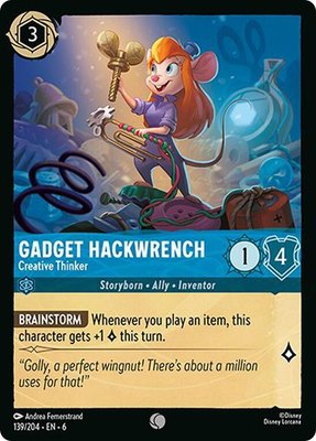 Gadget Hackwrench - Creative Thinker, Azurite Sea