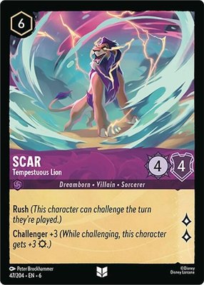 Scar - Tempestuous Lion, Azurite Sea