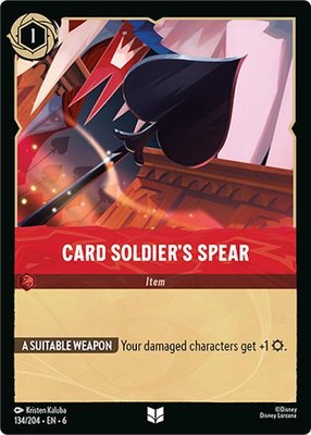 Card Soldier's Spear, Azurite Sea