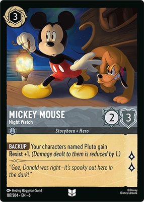 Mickey Mouse - Night Watch, Azurite Sea