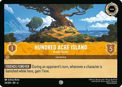 Hundred Acre Island - Pooh's Home, Azurite Sea