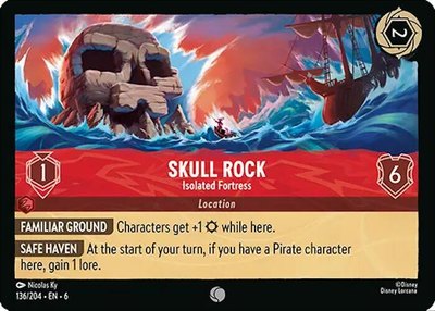 Skull Rock - Isolated Fortress, Azurite Sea