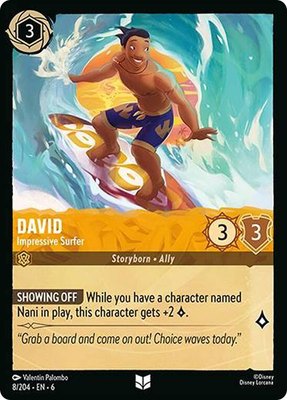 David - Impressive Surfer, Azurite Sea