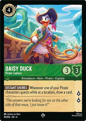 Daisy Duck - Pirate Captain, Azurite Sea