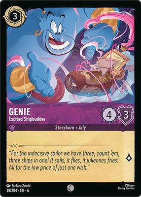 Genie - Excited Shipbuilder, Azurite Sea