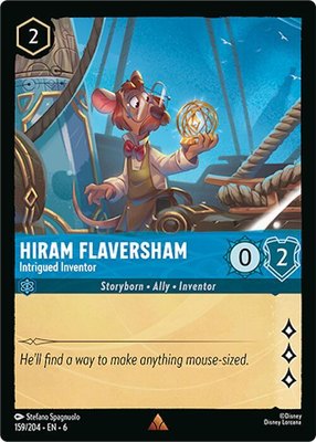 Hiram Flaversham - Intrigued Inventor, Azurite Sea
