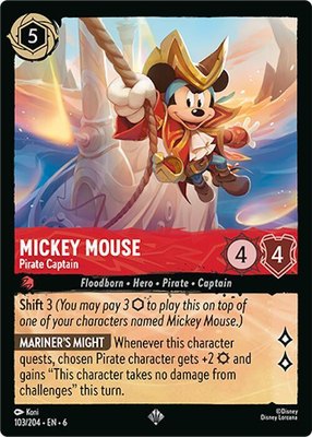 Mickey Mouse - Pirate Captain, Azurite Sea