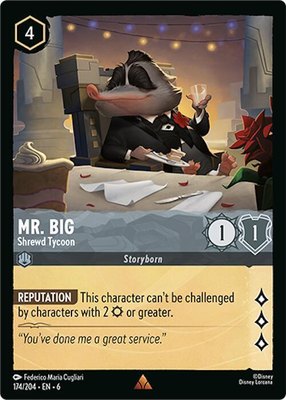 Mr. Big - Shrewd Tycoon, Azurite Sea