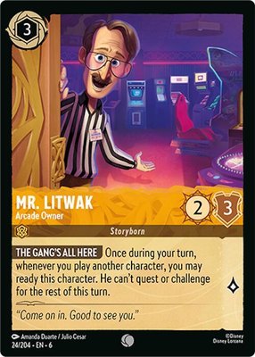 Mr. Litwak - Arcade Owner, Azurite Sea