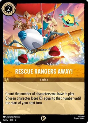 Rescue Rangers Away!, Disney Lorcana Promo Cards