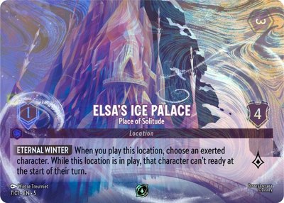 Elsa's Ice Palace - Place of Solitude, Disney Lorcana Promo Cards