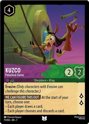 Kuzco - Panicked Llama, Archazia's Island