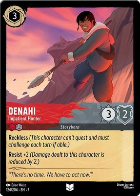 Denahi - Impatient Hunter, Archazia's Island