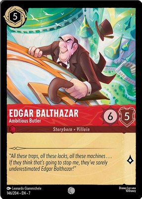 Edgar Balthazar - Ambitious Butler, Archazia's Island