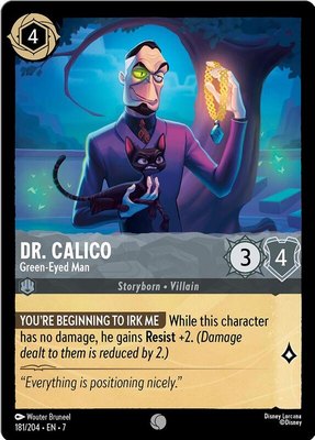 Dr. Calico - Green-Eyed Man, Archazia's Island