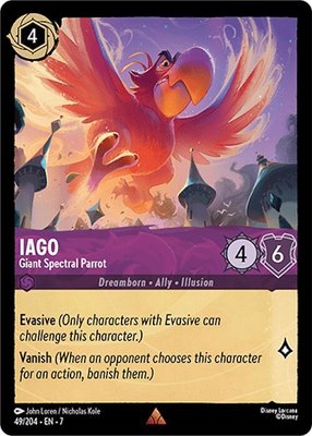 Iago - Giant Spectral Parrot, Archazia's Island