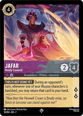 Jafar - Newly Crowned, Archazia's Island
