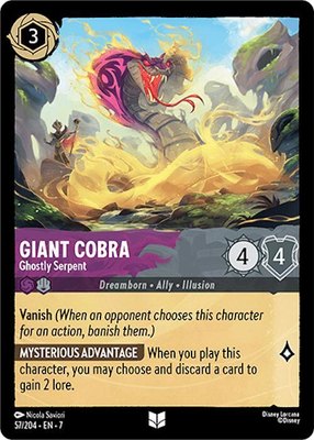 Giant Cobra - Ghostly Serpent, Archazia's Island