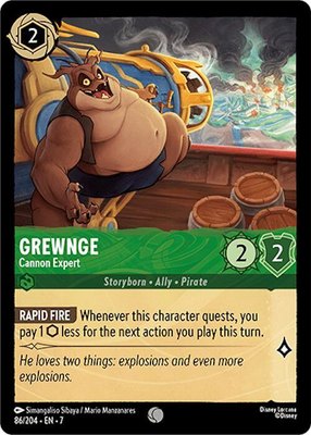 Grewnge - Cannon Expert, Archazia's Island