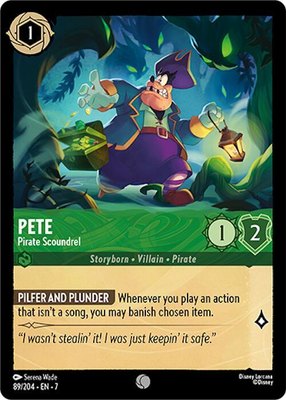 Pete - Pirate Scoundrel, Archazia's Island
