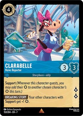 Clarabelle - News Reporter, Archazia's Island