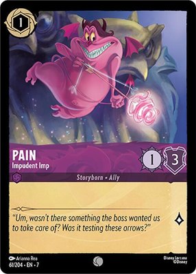 Pain - Impudent Imp, Archazia's Island