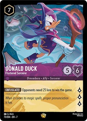 Donald Duck - Flustered Sorcerer, Archazia's Island