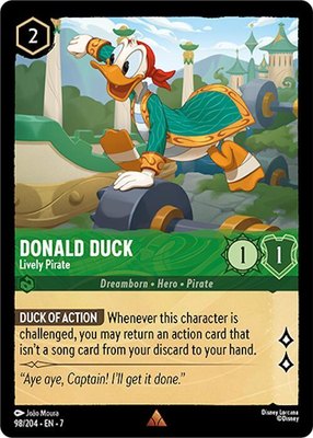 Donald Duck - Lively Pirate, Archazia's Island