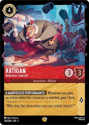 Ratigan - Nefarious Criminal, Archazia's Island