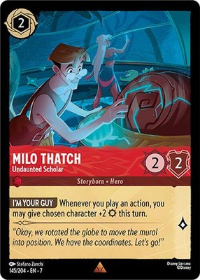 Milo Thatch - Undaunted Scholar, Archazia's Island